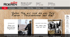 Desktop Screenshot of holz-roeren.de
