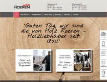 Tablet Screenshot of holz-roeren.de